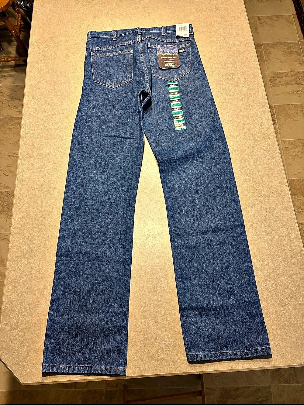NWT Key 5-pocket Denim Jean Traditional For 34x36 Waist 34 Inseam 36 Brand New
